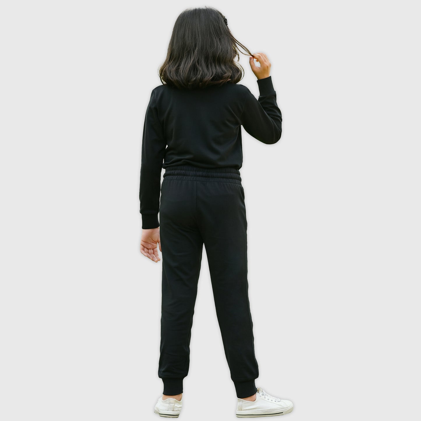 Kuchipoo Girls Regular Fit Cotton T-Shirt and Trackpant Set