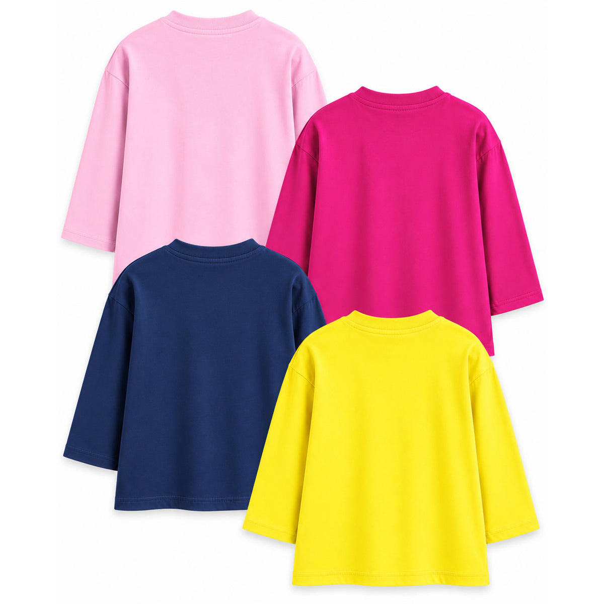 KUCHIPOO Baby Girls Full Sleeves T-Shirts