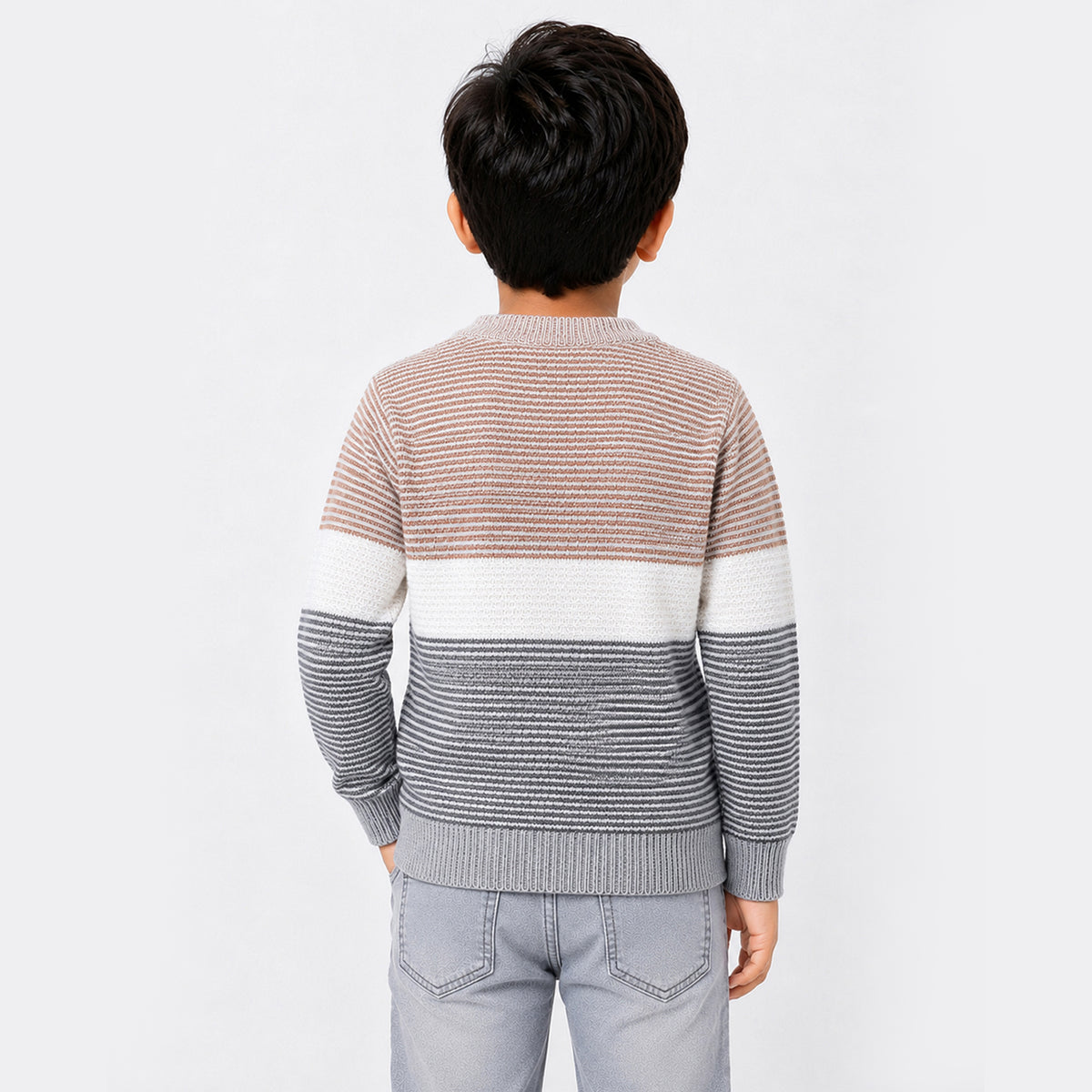 Kuchipoo Boys' Winter Wear Knitted Sweater | Full Sleeves Warm Pullover | Casual & Stylish Kids' Jumper