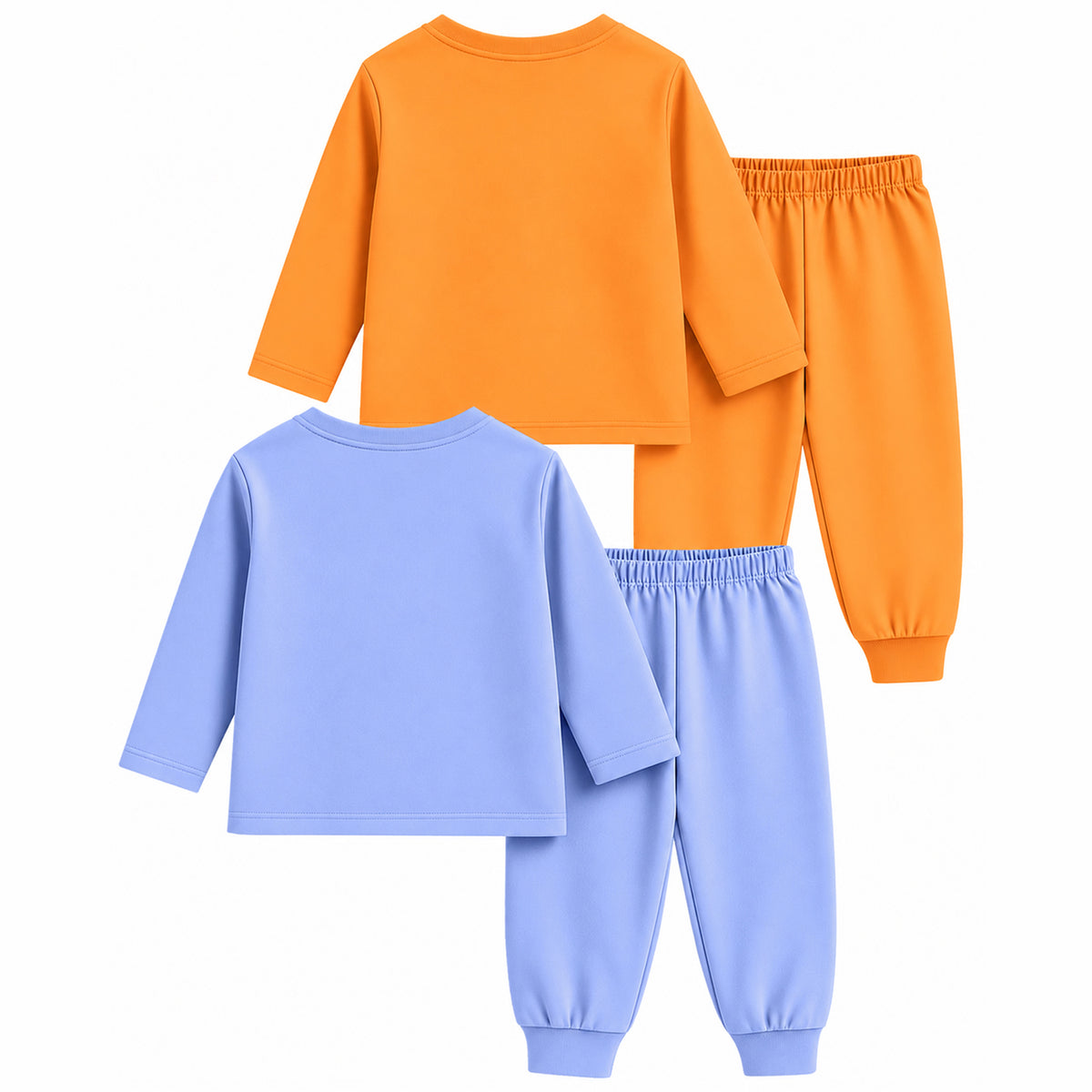 Kuchipoo Boys Regular Fit Cotton T-Shirts and Pyjamas Clothing Set-Pack of 2