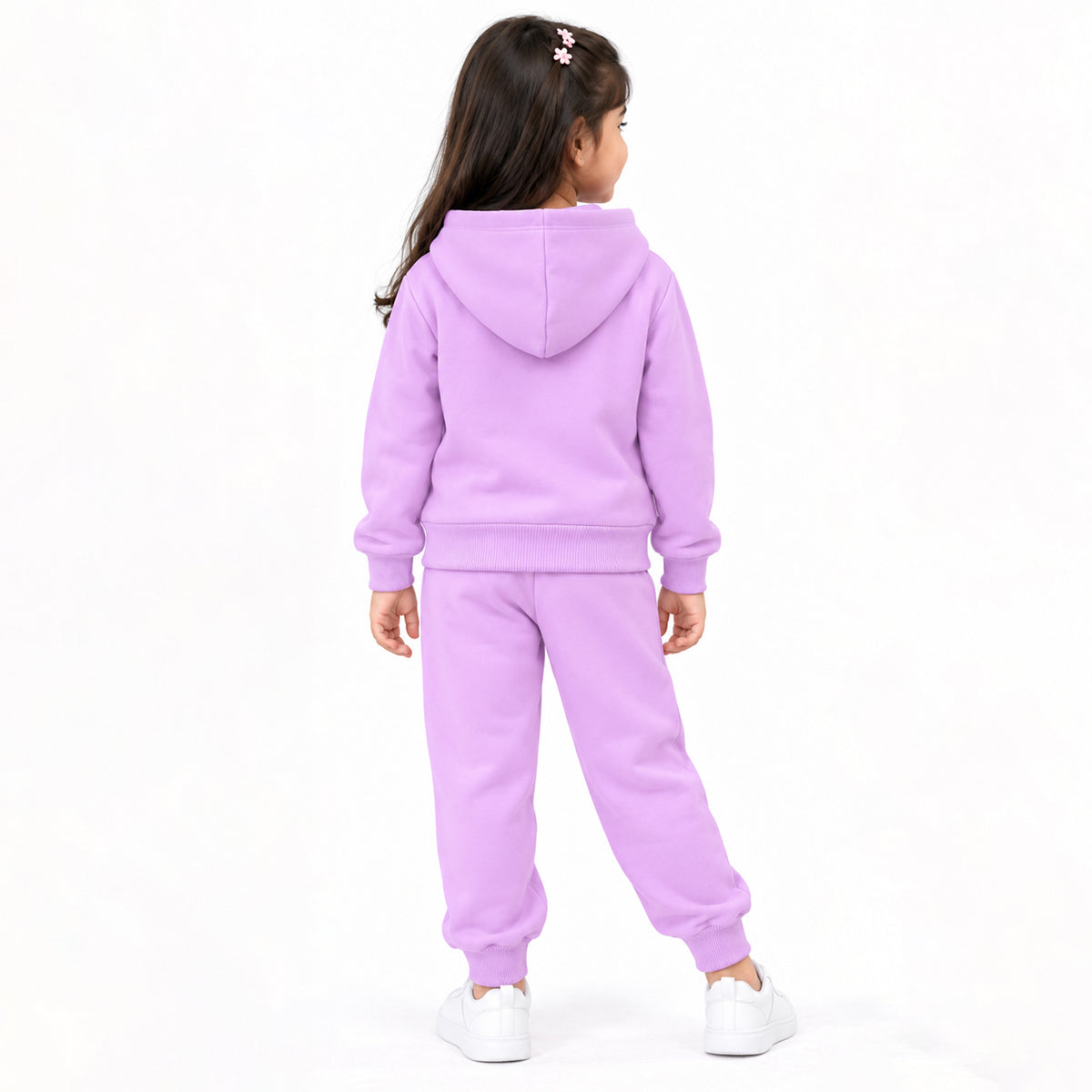 Kuchipoo Girls Hoodie and Jogger Set | Graphic Winterwear