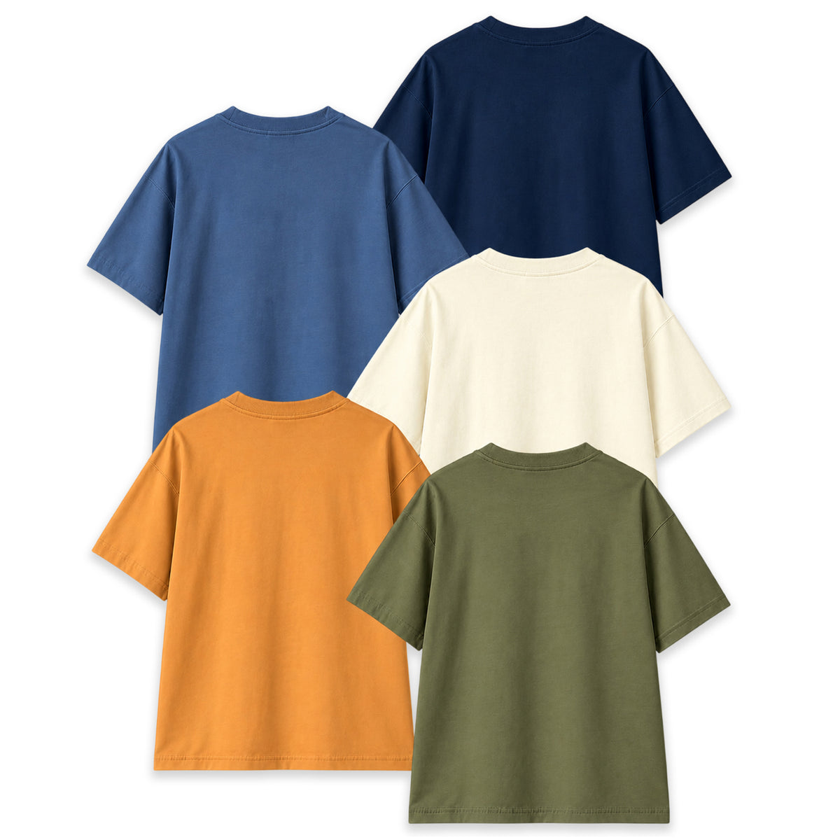 Kuchipoo Boys Cotton Printed T-Shirts | Half Sleeve Round Neck | Soft & Comfortable Casual Wear for Kids | Pack of 5