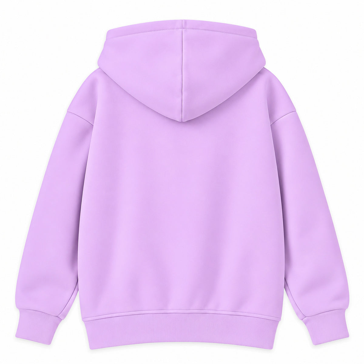Kuchipoo Girls Printed Hooded Sweatshirt | Full Sleeve Pullover Hoodie with Ribbed Cuffs | Warm & Comfortable Casual Winter Wear for Kids