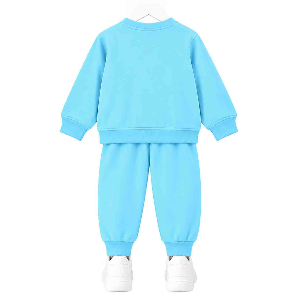 Kuchipoo Boys Printed Sweatshirt & Track Pant Set | Full Sleeve Winter Co-ord Set | Soft & Comfortable Casual Wear for Kids