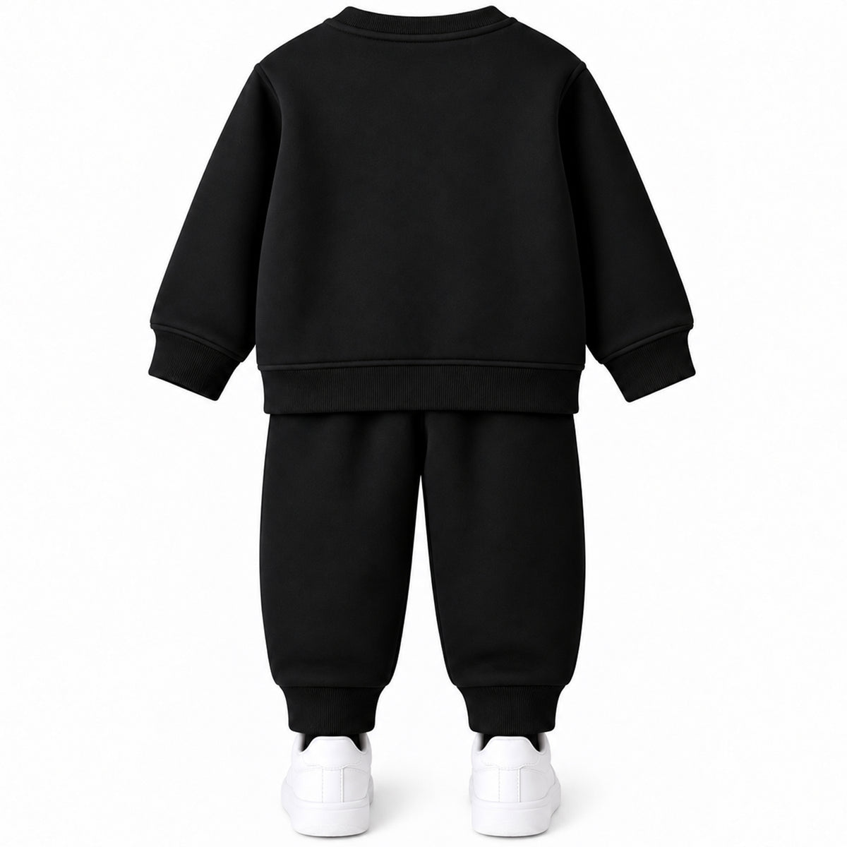Kuchipoo Girls Printed Sweatshirt & Track Pant Set | Full Sleeve Winter Co-ord Set | Soft & Comfortable Casual Wear for Kids