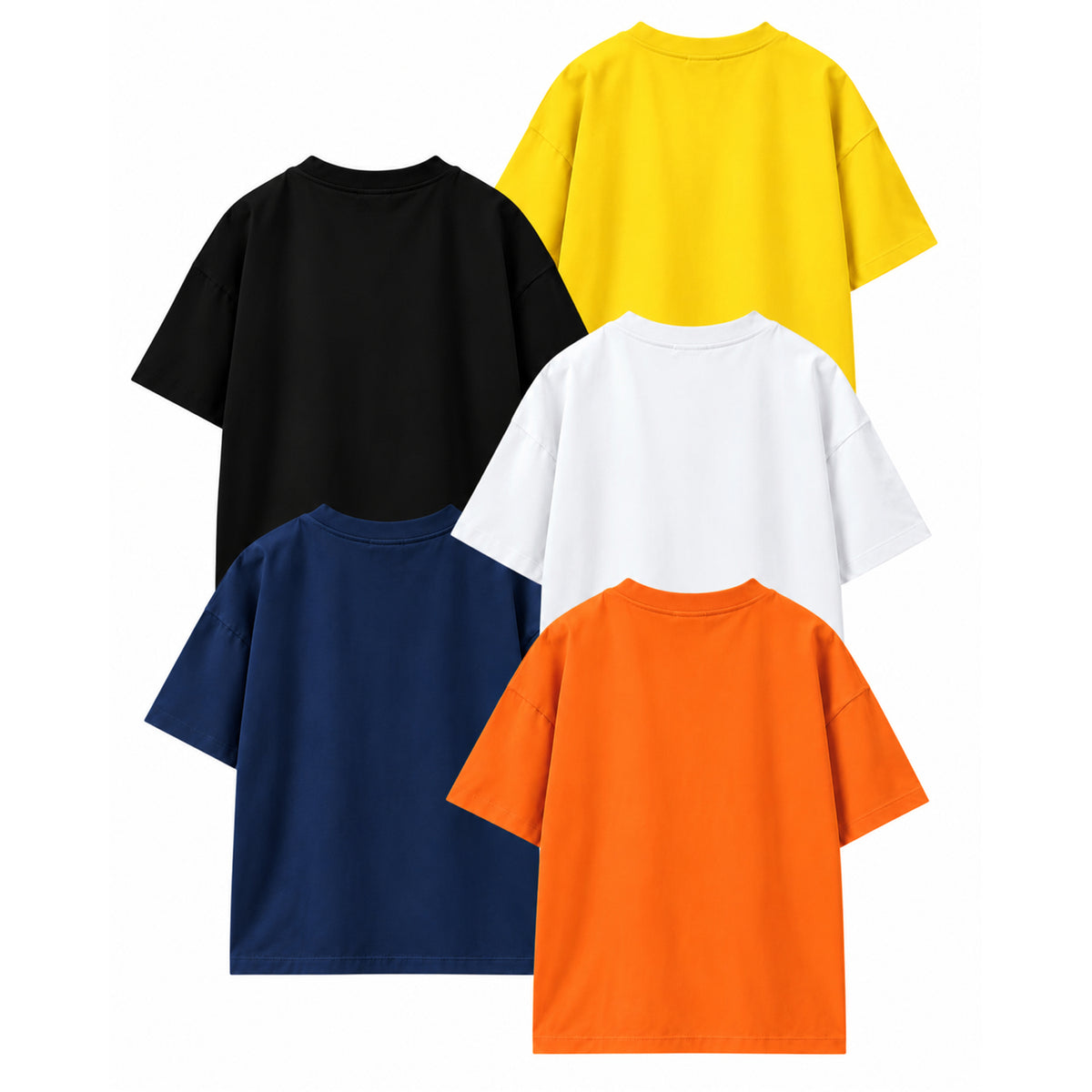 Kuchipoo Boys Cotton Printed T-Shirts | Half Sleeve Round Neck | Soft & Comfortable Casual Wear for Kids | Pack of 5