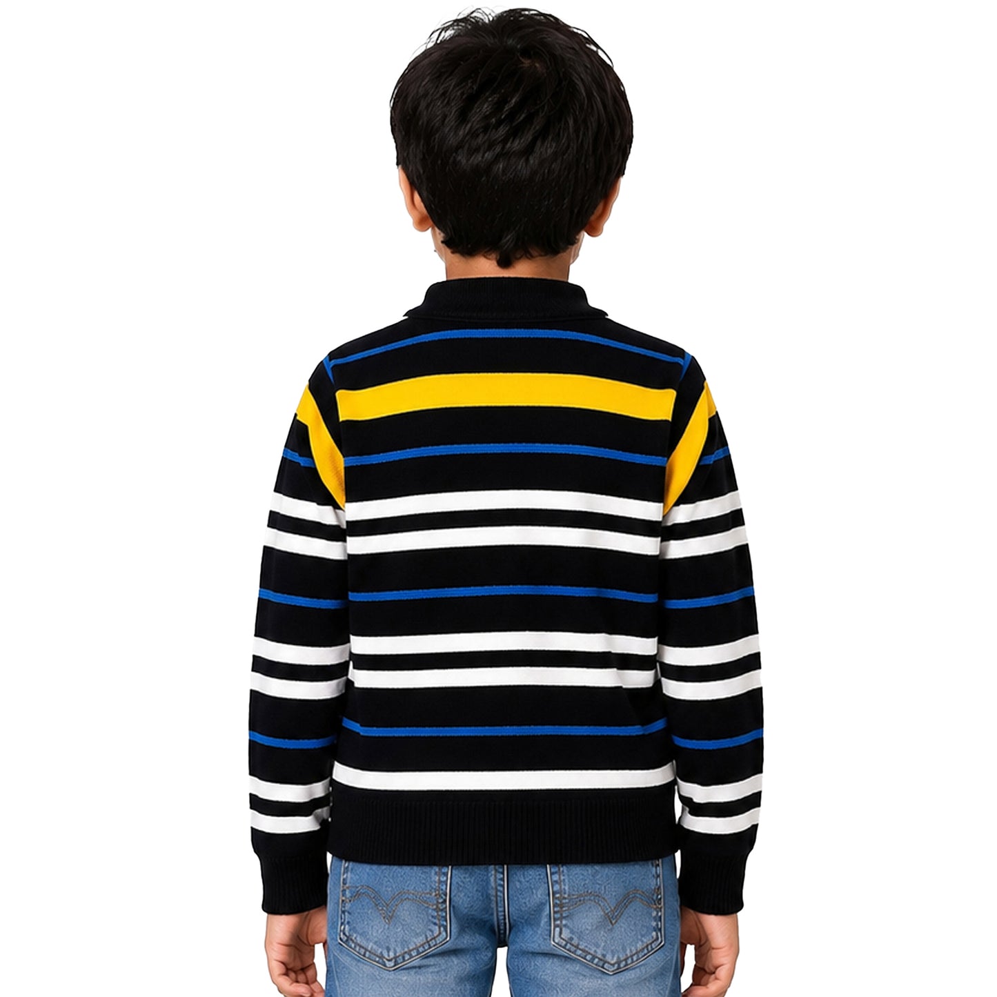 Kuchipoo Boys' Winter Wear Knitted Sweater | Full Sleeves Warm Pullover | Casual & Stylish Kids' Jumper