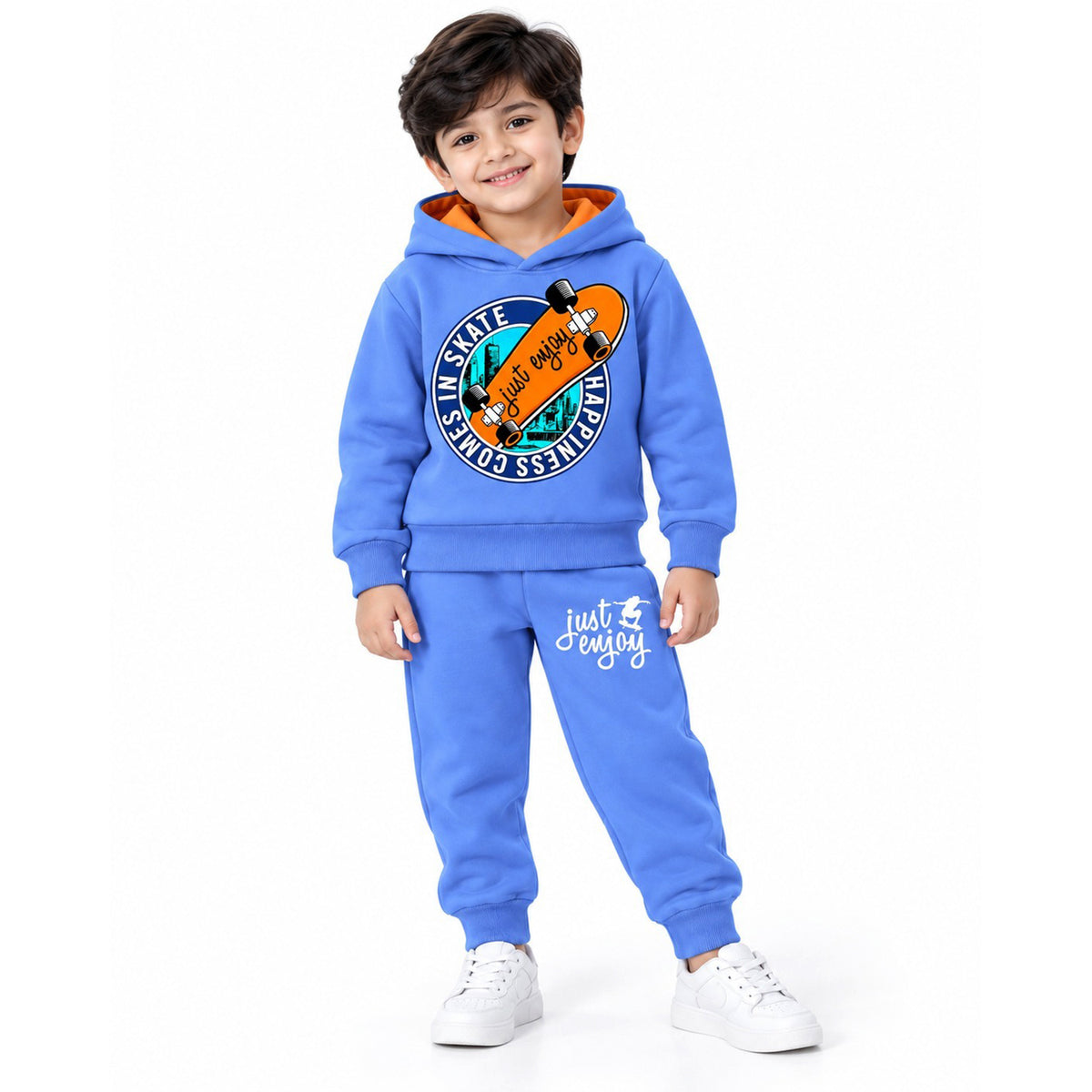 Kuchipoo Boys Hoodie and Jogger Set | Graphic Winterwear