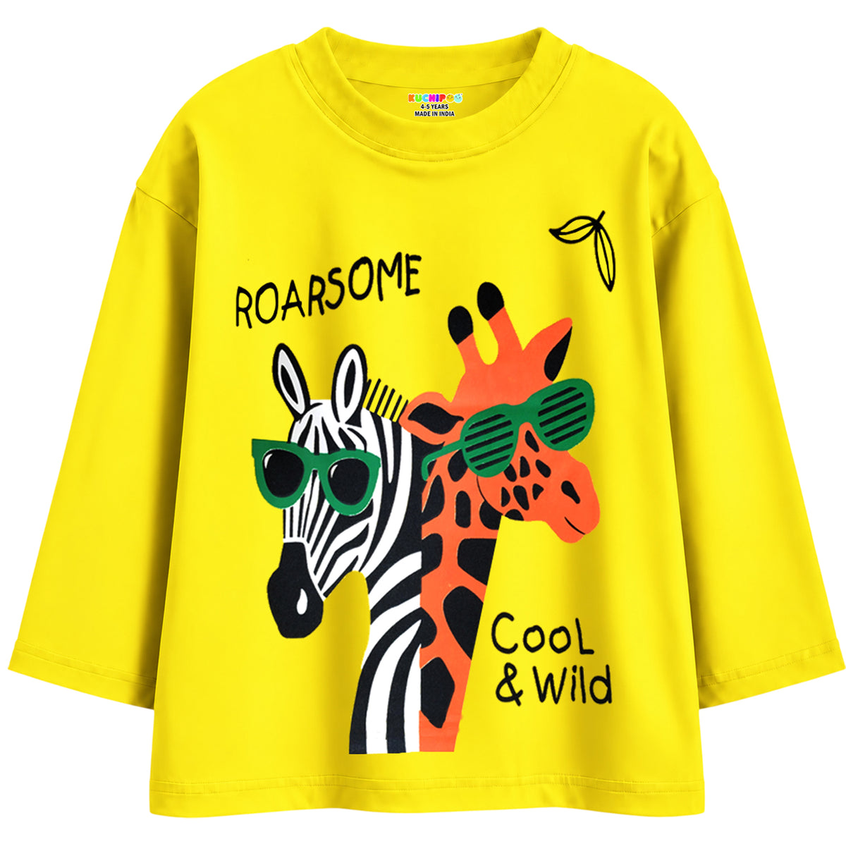 KUCHIPOO Baby Boys and Baby Girls Full Sleeves T-Shirts