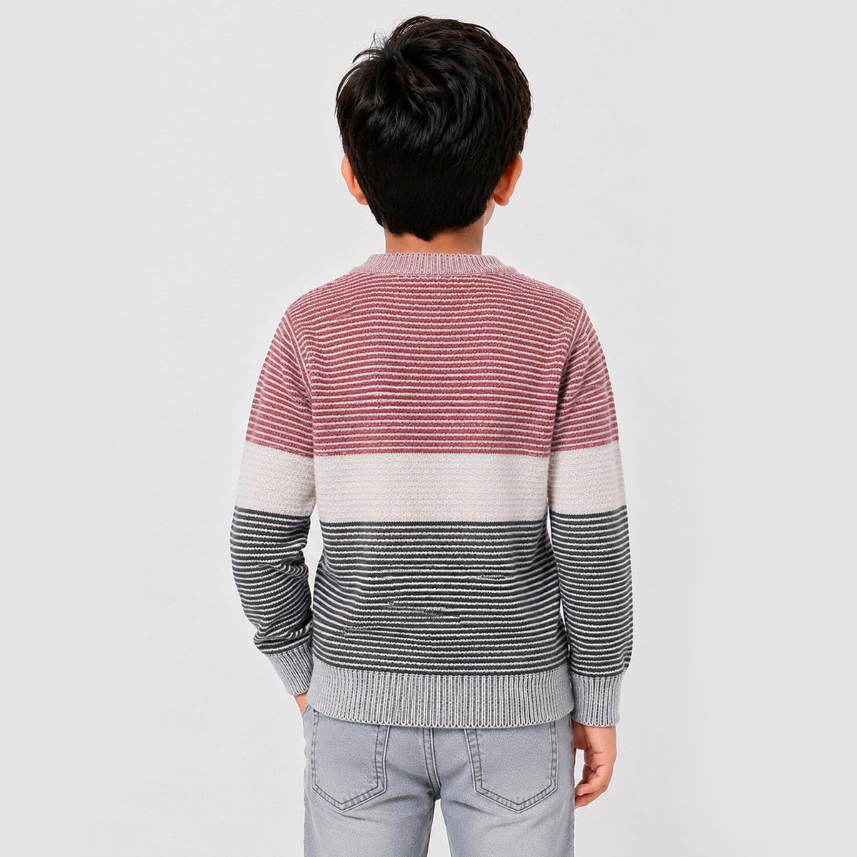 Kuchipoo Boys' Winter Wear Knitted Sweater | Full Sleeves Warm Pullover | Casual & Stylish Kids' Jumper