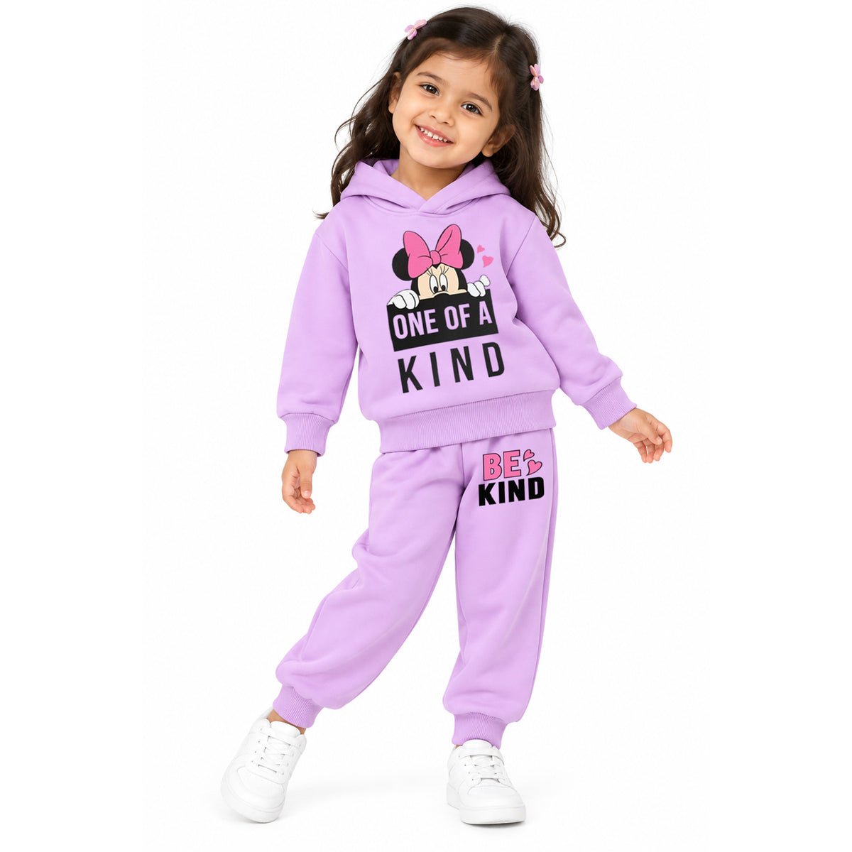 Kuchipoo © Disney Girls Hoodie and Jogger Set | Minnie Mouse Winterwear