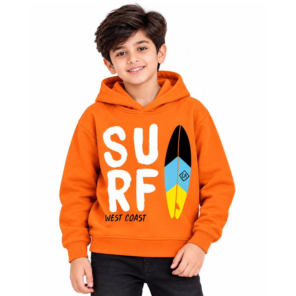 Kuchipoo Boys Regular Fit Winterwear Hoodie