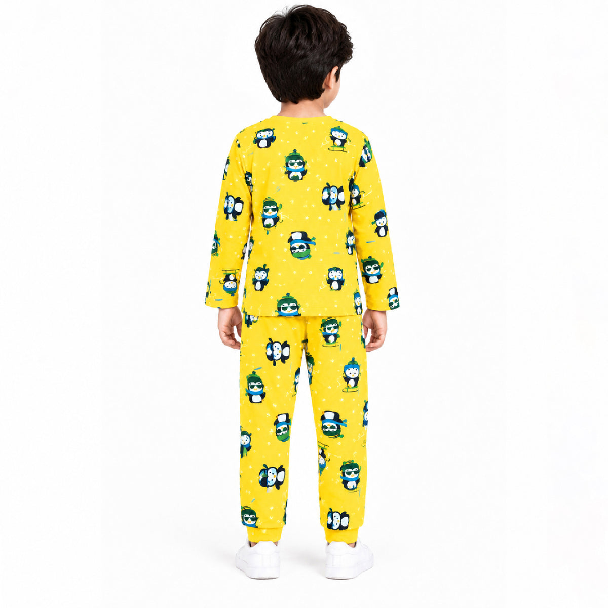 Kuchipoo Boys and Girls Printed Full Sleeve T-Shirt & Pajama Set | Soft & Comfortable Kids Night Suit | Cozy Casual Wear for Light Winters (Copy) (Copy)
