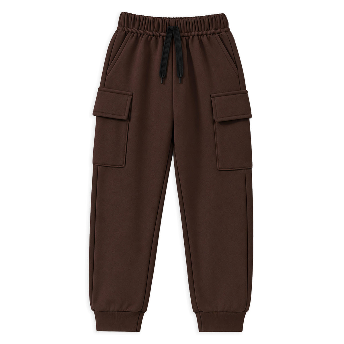 Kuchipoo Boys 4 Pocket Cargo Jogger Pants | Regular Fit Track Pants with Utility Pockets | Soft & Comfortable Casual Wear | Pack of 3