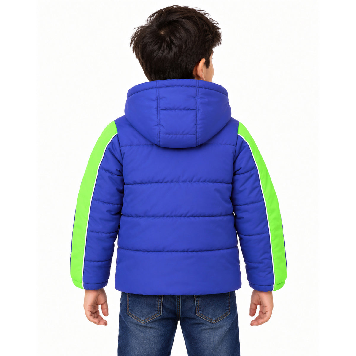 Kuchipoo Boys Winter Puffer Jacket with Hood and front Pocket