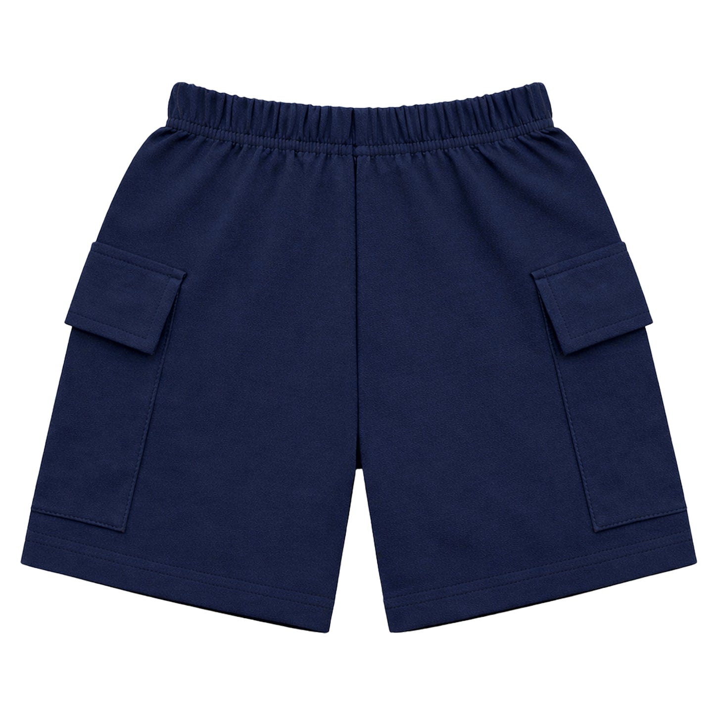 Kuchipoo Boys Cotton Cargo Shorts | Elastic Waistband | Double Pocket Shorts | Summer Casual Wear for Kids- Pack of 3