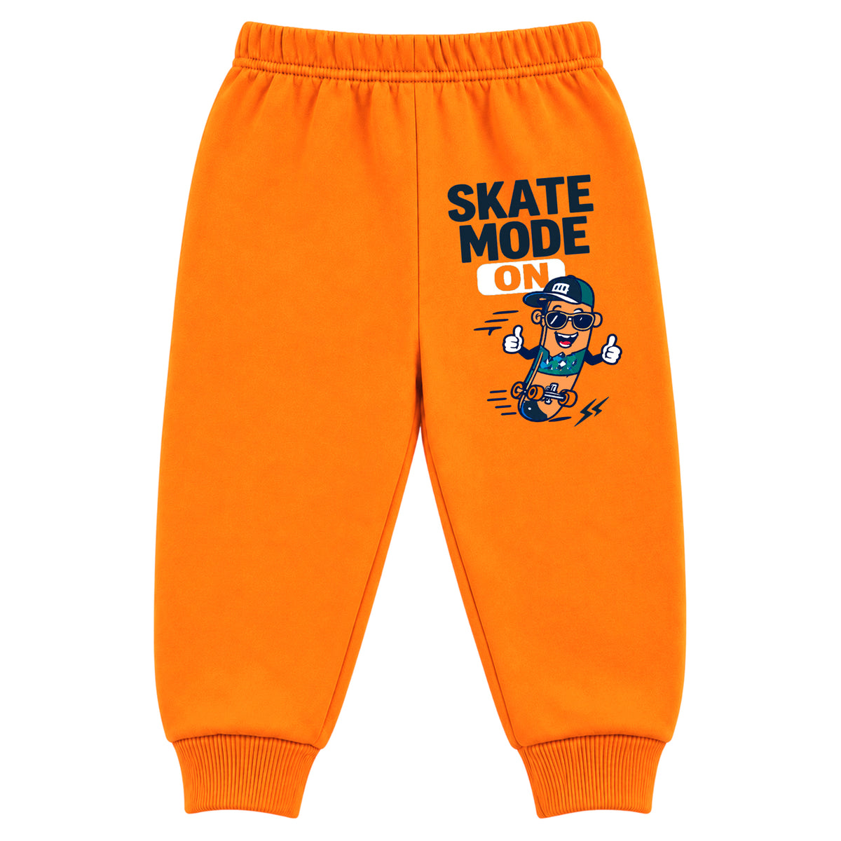 Kuchipoo Boys Printed Fleece Joggers Track Pants with Elastic Waistband & Ribbed Cuffs | Soft & Comfortable Winter Wear | Pack of 4