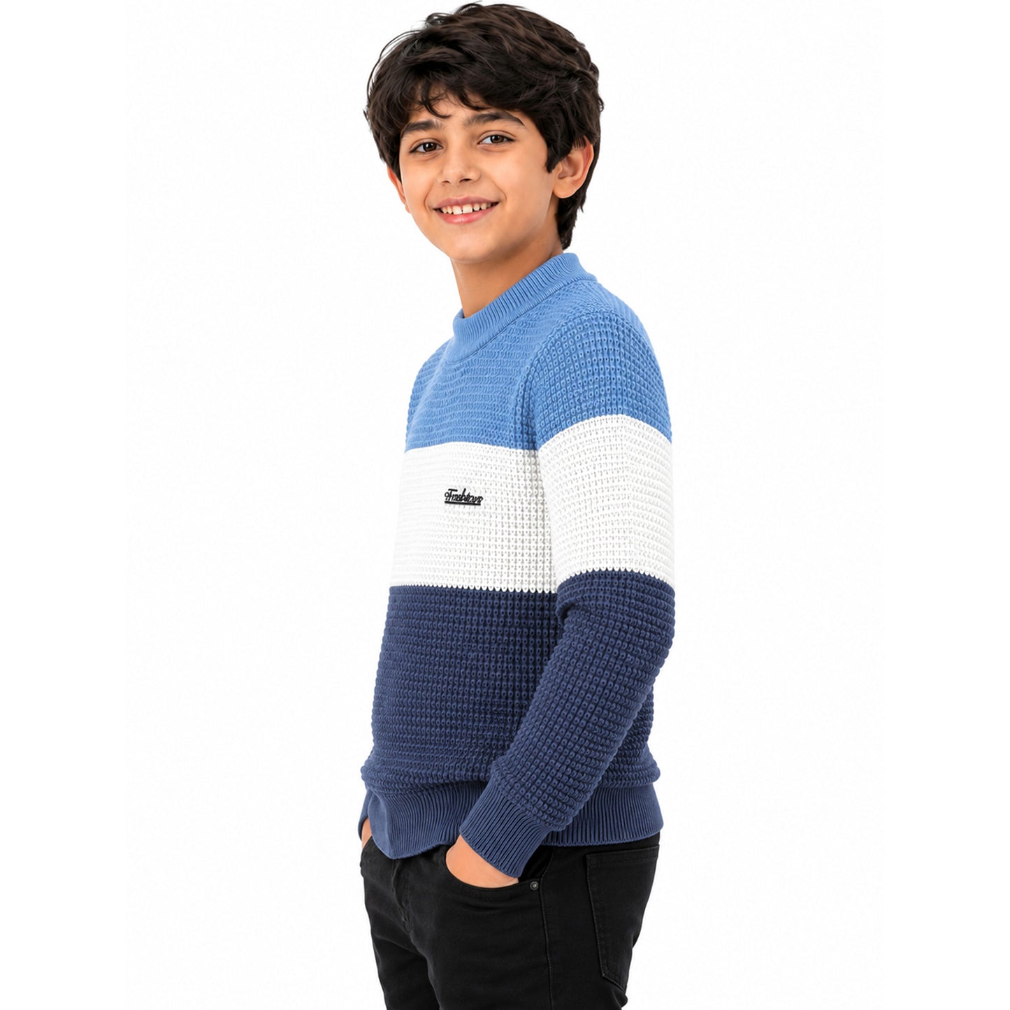 Kuchipoo Boys' Winter Wear Knitted Sweater | Full Sleeves Warm Pullover | Casual & Stylish Kids' Jumper