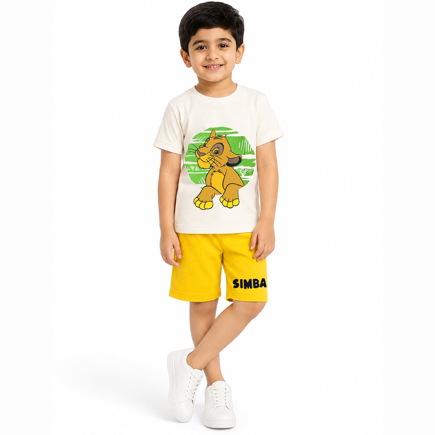 Kuchipoo © Disney Boys Regular Fit Cotton T-Shirts and Shorts Set | Pack of 3