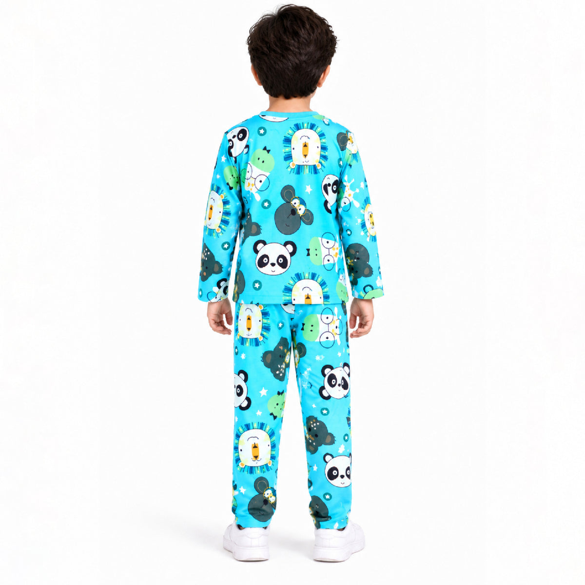 Kuchipoo Boys and Girls Printed Full Sleeve T-Shirt & Pajama Set | Soft & Comfortable Kids Night Suit | Cozy Casual Wear for Light Winters