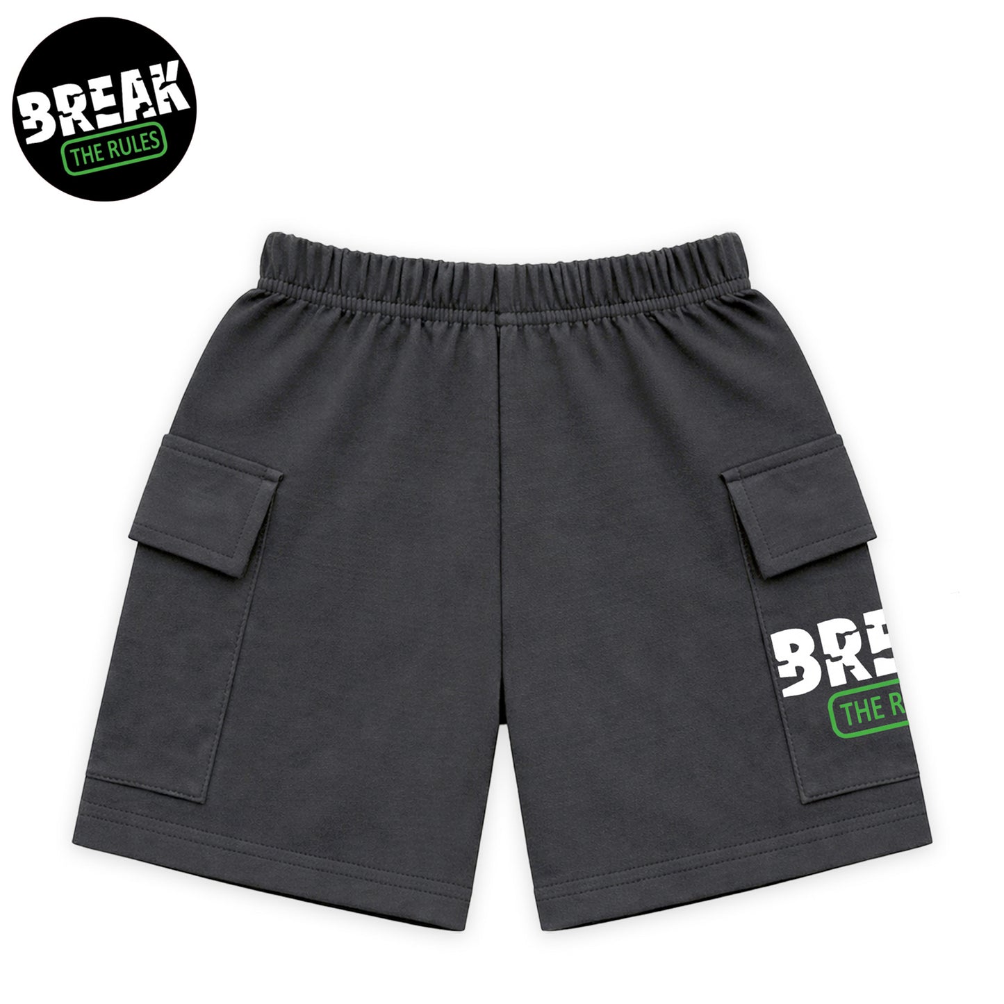 Kuchipoo Boys Cotton Cargo Shorts | Elastic Waistband | Double Pocket Shorts | Summer Casual Wear for Kids | Pack of 3