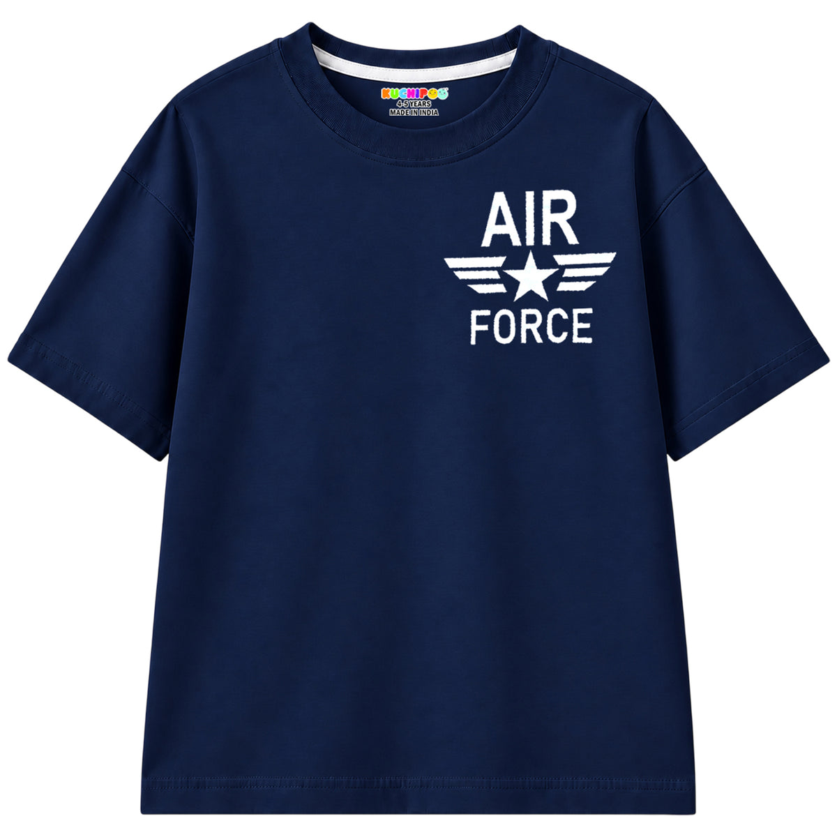 Kuchipoo Boys Half Sleeves Regular Fit Cotton T-Shirt