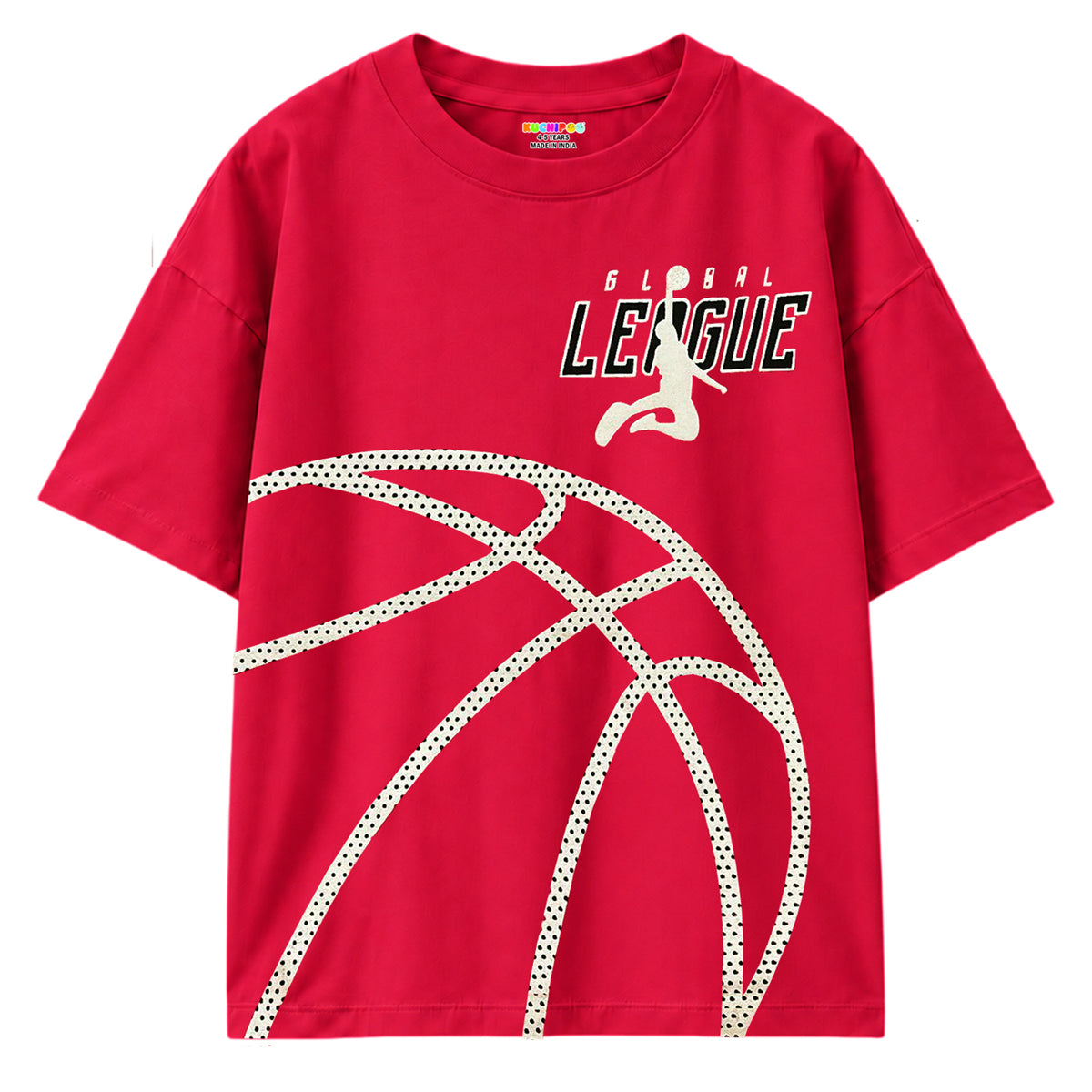 KUCHIPOO Boys Half Sleeves T-Shirts