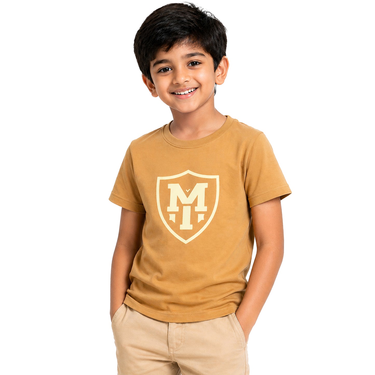Kuchipoo Boys Cotton Printed T-Shirts | Half Sleeve Round Neck | Soft & Comfortable Casual Wear for Kids | Pack of 5