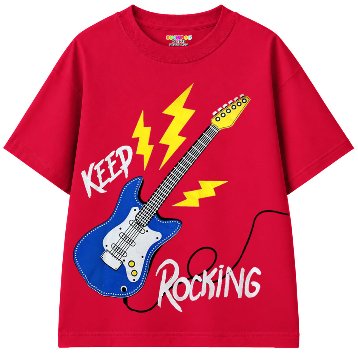 KUCHIPOO Boys Half Sleeves T-Shirts