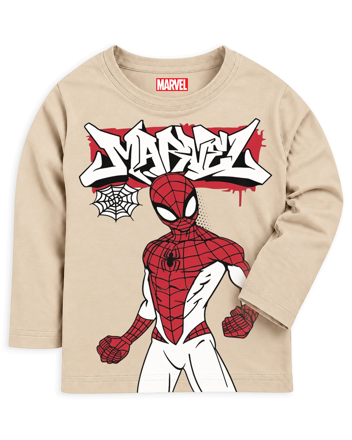 Kuchipoo © Marvel Boys Avengers & Spider-Man Printed Cotton T-Shirt Combo | Superheroes Graphic Cotton Tees | Casual Summer Wear | Pack of 3