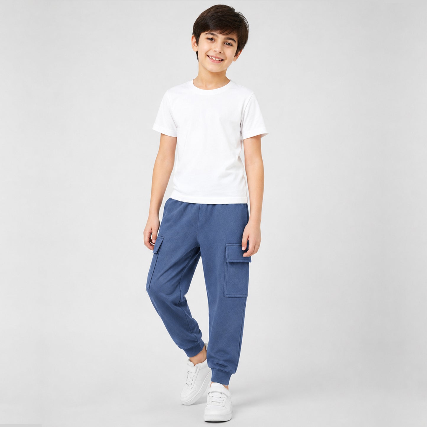 Kuchipoo Boys Cargo Joggers - Pack of 3