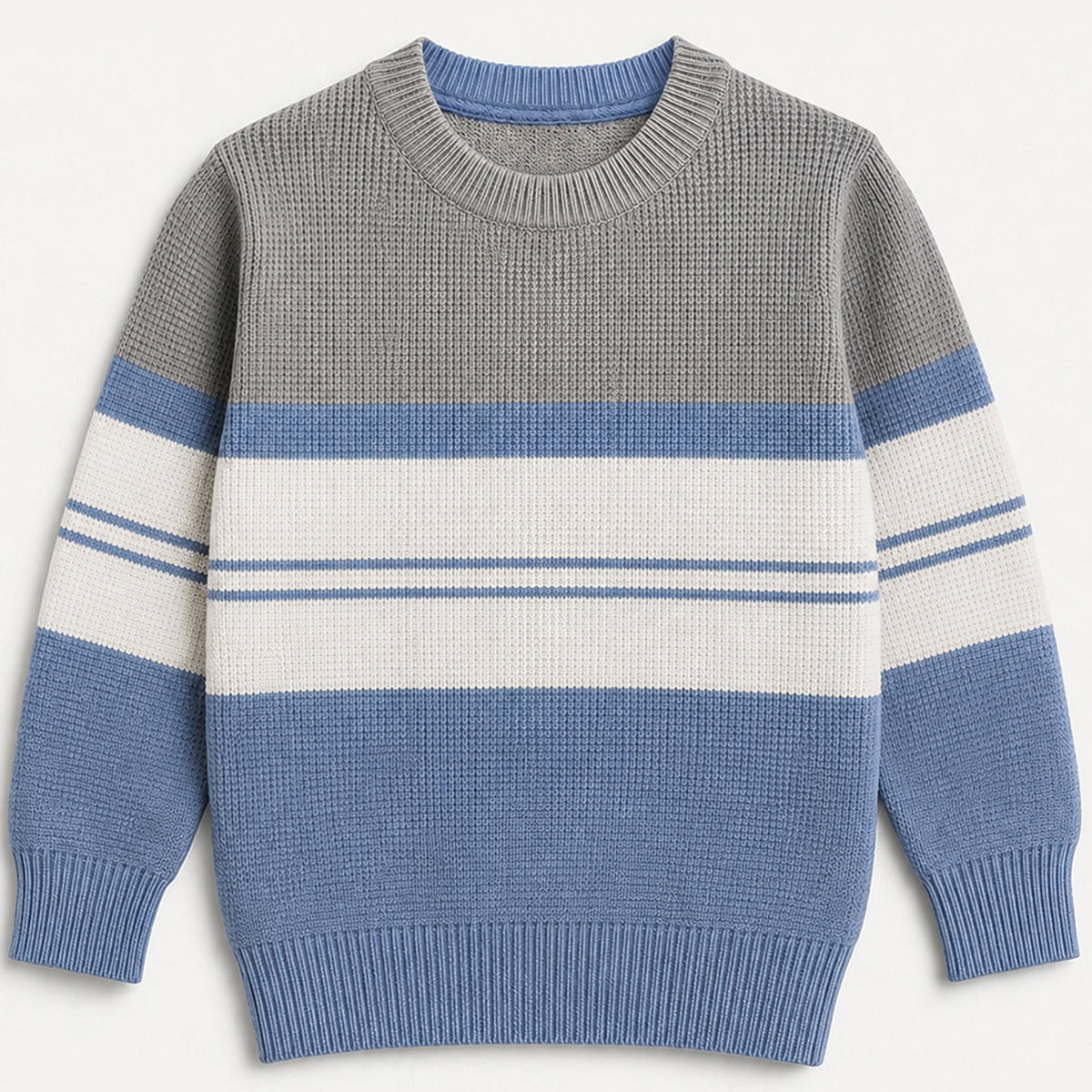 Kuchipoo Boys' Winter Wear Knitted Sweater | Full Sleeves Warm Pullover | Casual & Stylish Kids' Jumper