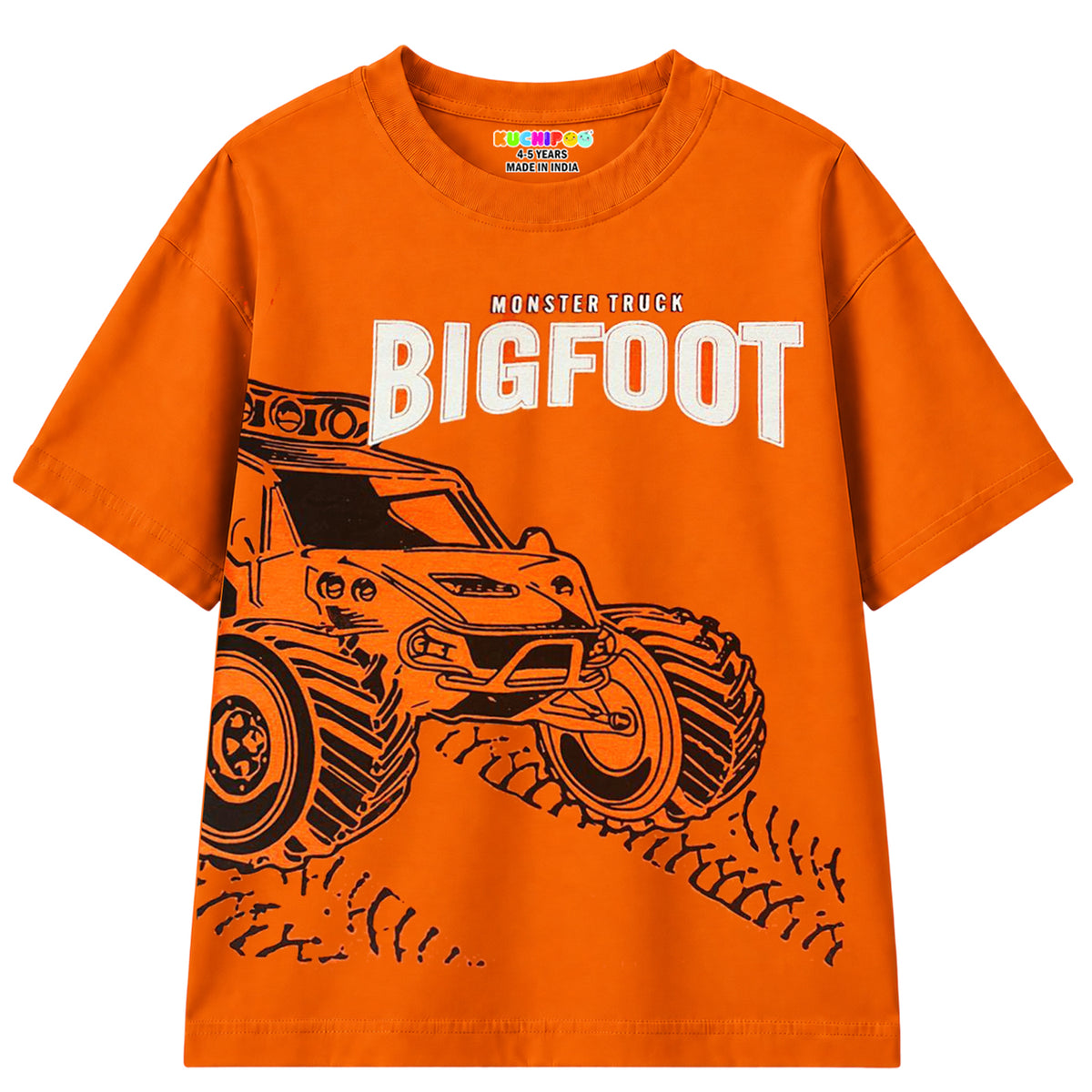 KUCHIPOO Boys Half Sleeves T-Shirts