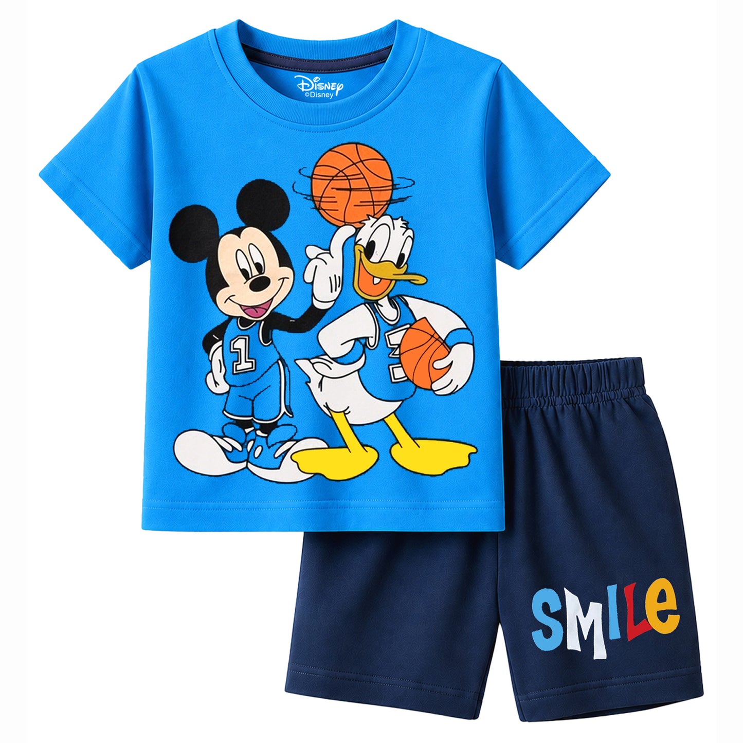 Kuchipoo © Disney Boys Regular Fit Cotton T-Shirts and Shorts Set | Pack of 3