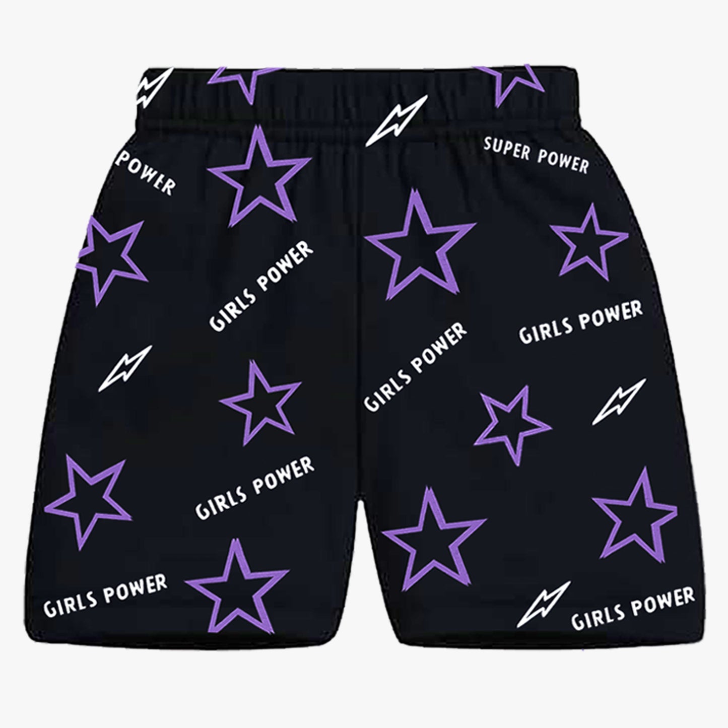 Kuchipoo Girls Cotton Printed Shorts | Elastic Waist | Summer Wear Shorts for Kids | Pack of 5