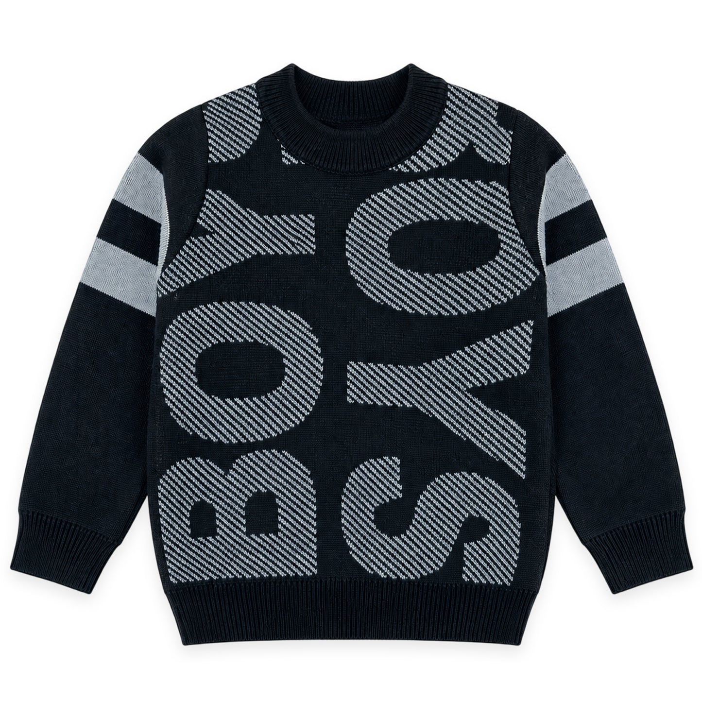 Kuchipoo Boys' Winter Wear Knitted Sweater | Full Sleeves Warm Pullover | Casual & Stylish Kids' Jumper
