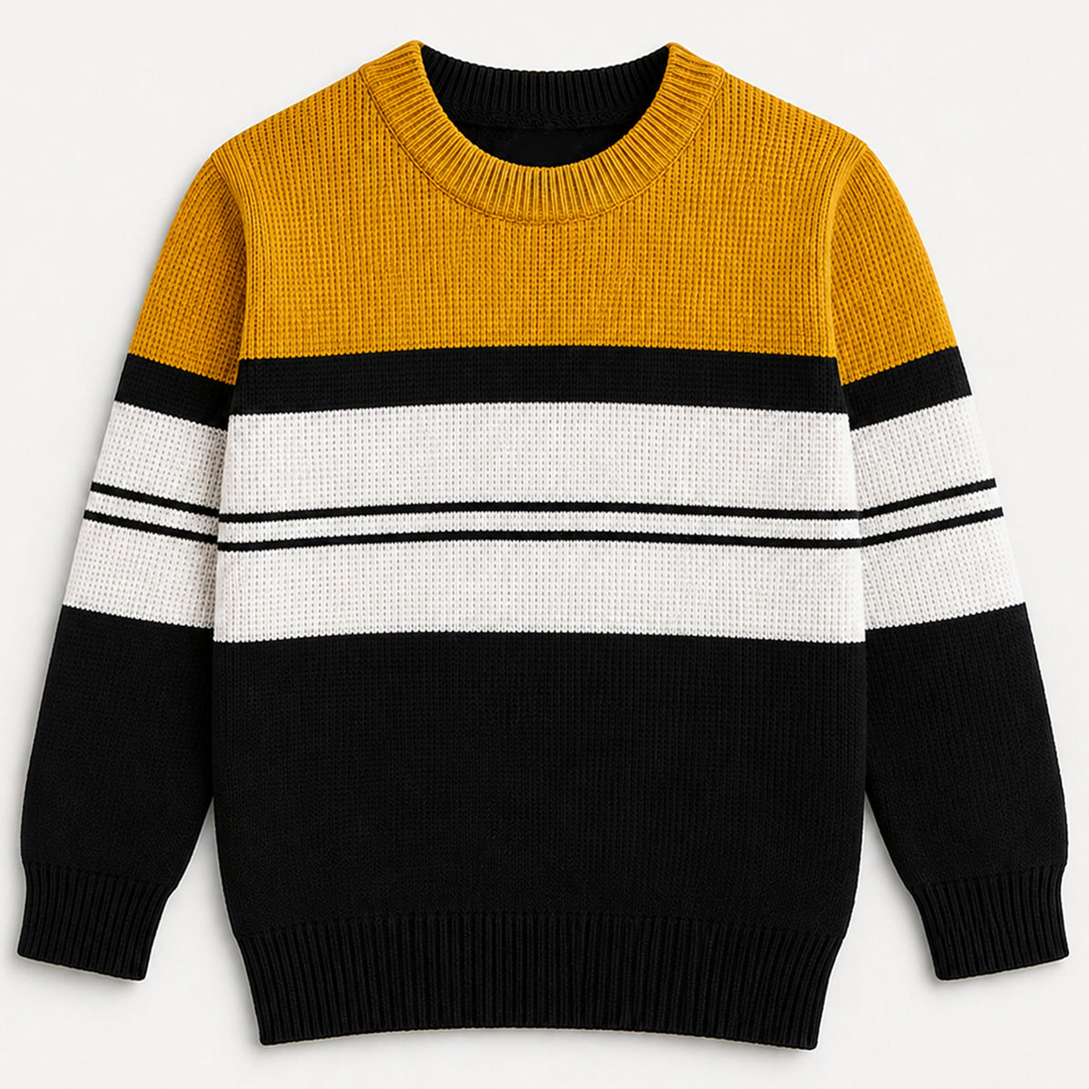 Kuchipoo Boys' Winter Wear Knitted Sweater | Full Sleeves Warm Pullover | Casual & Stylish Kids' Jumper