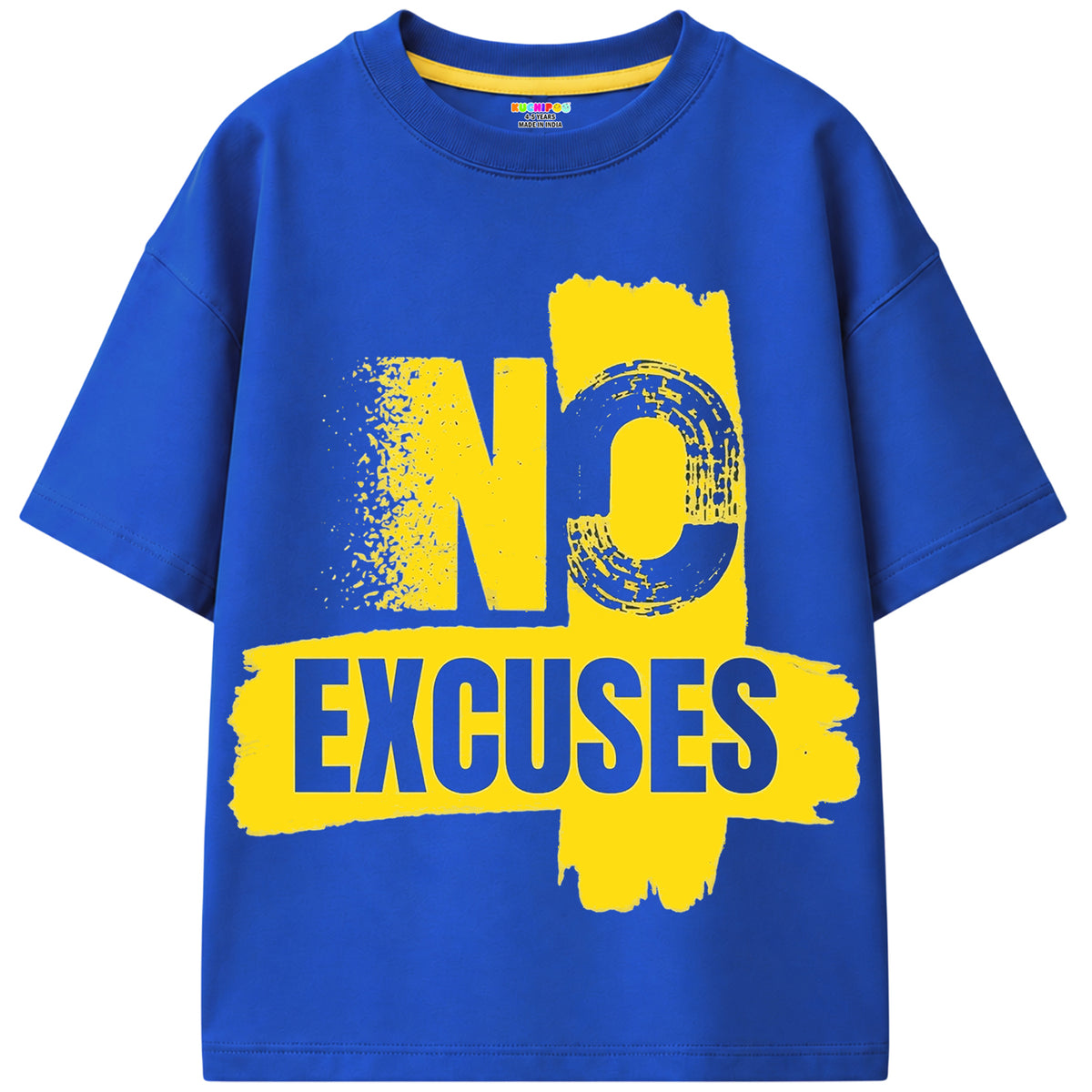 Kuchipoo Boys Cotton Printed T-Shirts | Half Sleeve Round Neck | Soft & Comfortable Casual Wear for Kids | Pack of 5