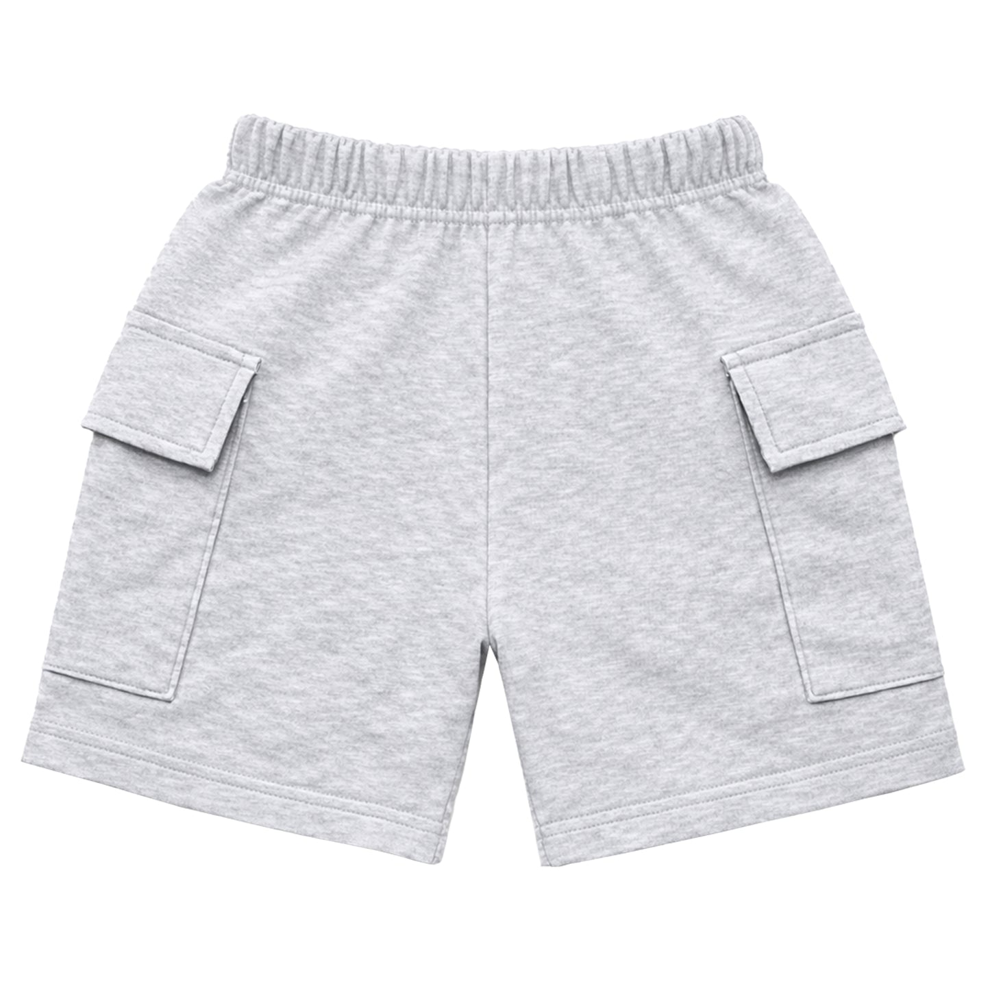 Kuchipoo Boys Cotton Cargo Shorts | Elastic Waistband | Double Pocket Shorts | Summer Casual Wear for Kids- Pack of 3