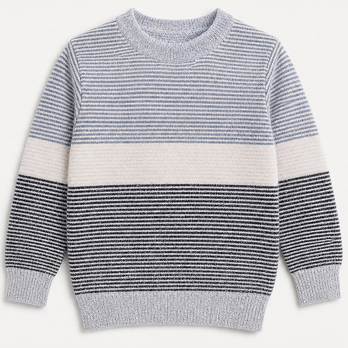 Kuchipoo Boys' Winter Wear Knitted Sweater | Full Sleeves Warm Pullover | Casual & Stylish Kids' Jumper