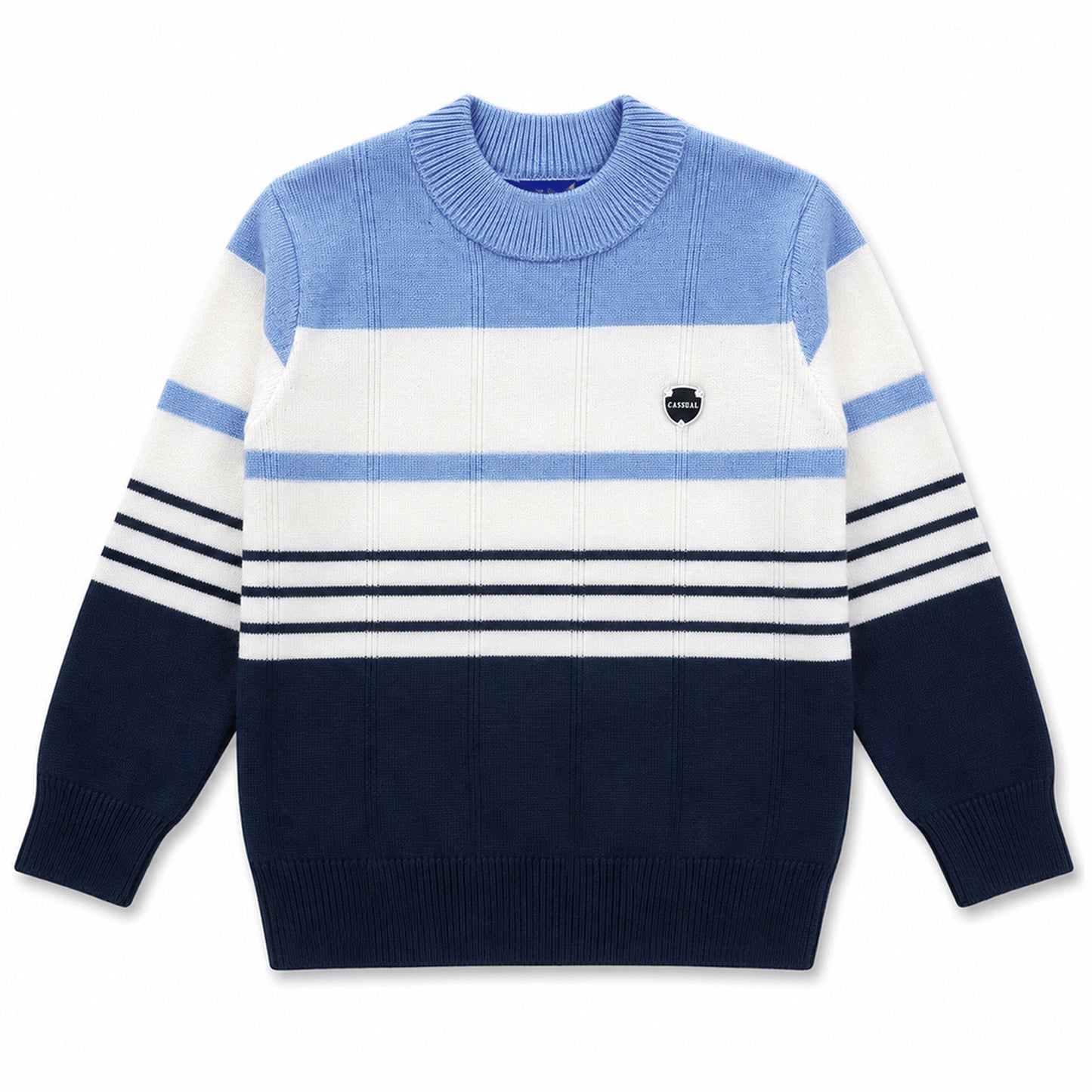 Kuchipoo Boys' Winter Wear Knitted Sweater | Full Sleeves Warm Pullover | Casual & Stylish Kids' Jumper
