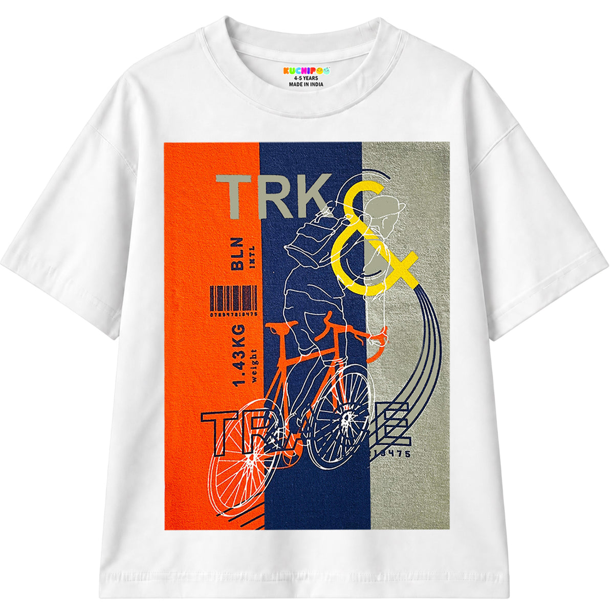 KUCHIPOO Boys Half Sleeves T-Shirts