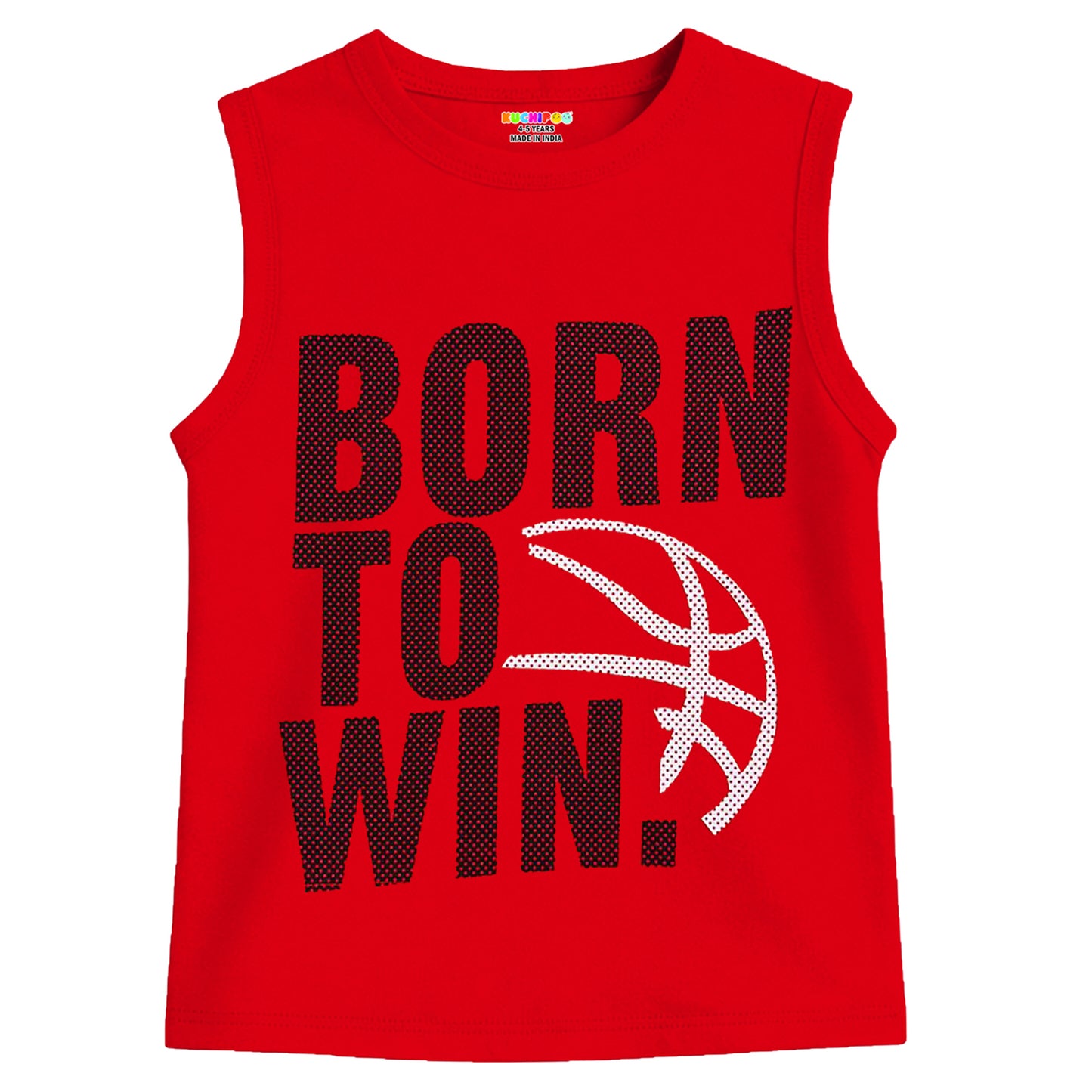 KUCHIPOO Boys Sleeves less T-Shirts