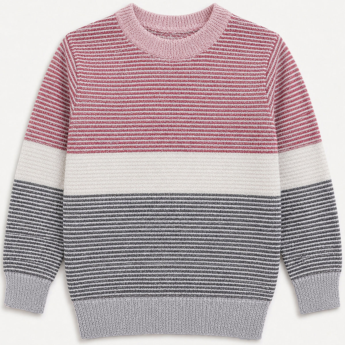 Kuchipoo Boys' Winter Wear Knitted Sweater | Full Sleeves Warm Pullover | Casual & Stylish Kids' Jumper