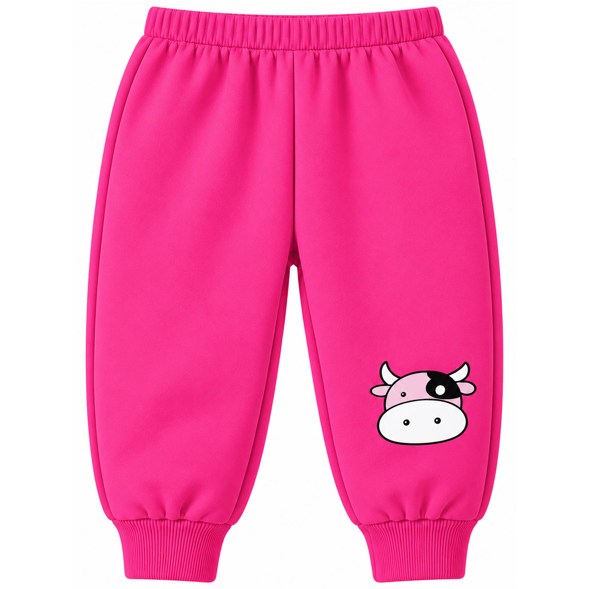 Kuchipoo Girls Printed Sweatshirt & Track Pant Set | Full Sleeve Winter Co-ord Set | Soft & Comfortable Casual Wear for Kids