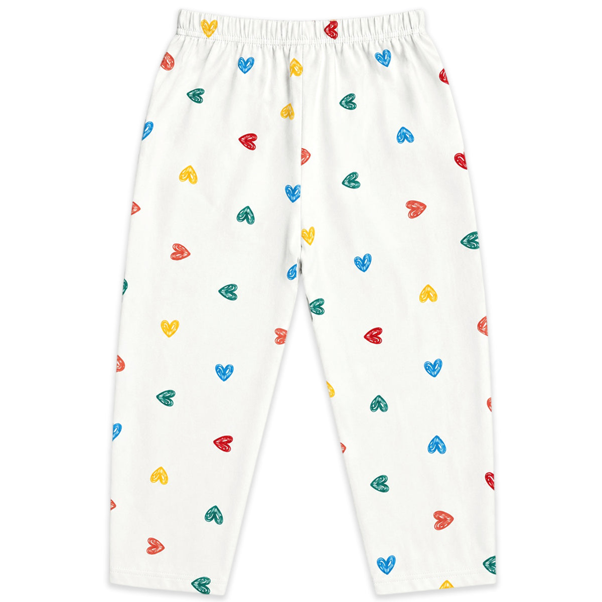 Kuchipoo Girls 100% Cotton Pajamas Combo | Soft Elastic Waist | Cute Animal Prints | Everyday Wear | Pack of 5