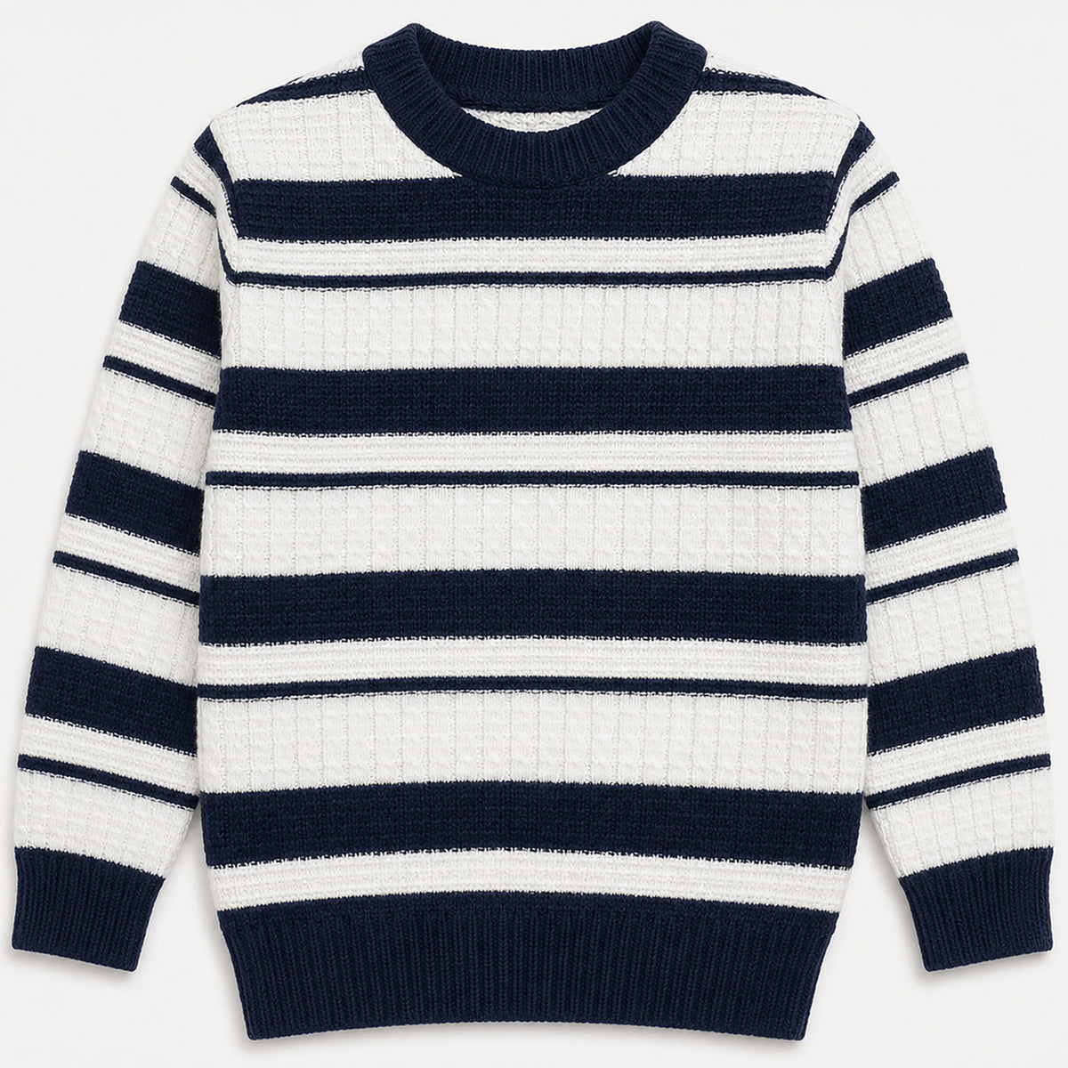 Kuchipoo Boys' Winter Wear Knitted Sweater | Full Sleeves Warm Pullover | Casual & Stylish Kids' Jumper