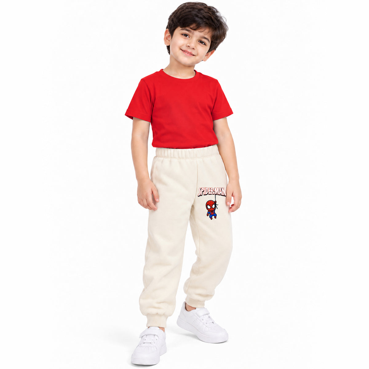 Kuchipoo © Marvel Boys Fleece Jogger Pajamas | Spider-Man, Captain America & Thor Printed Winter Track Pants | Pack of 3