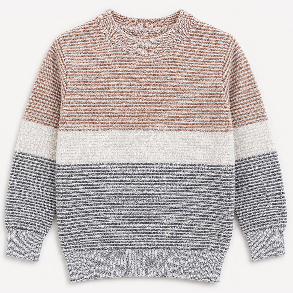 Kuchipoo Boys' Winter Wear Knitted Sweater | Full Sleeves Warm Pullover | Casual & Stylish Kids' Jumper