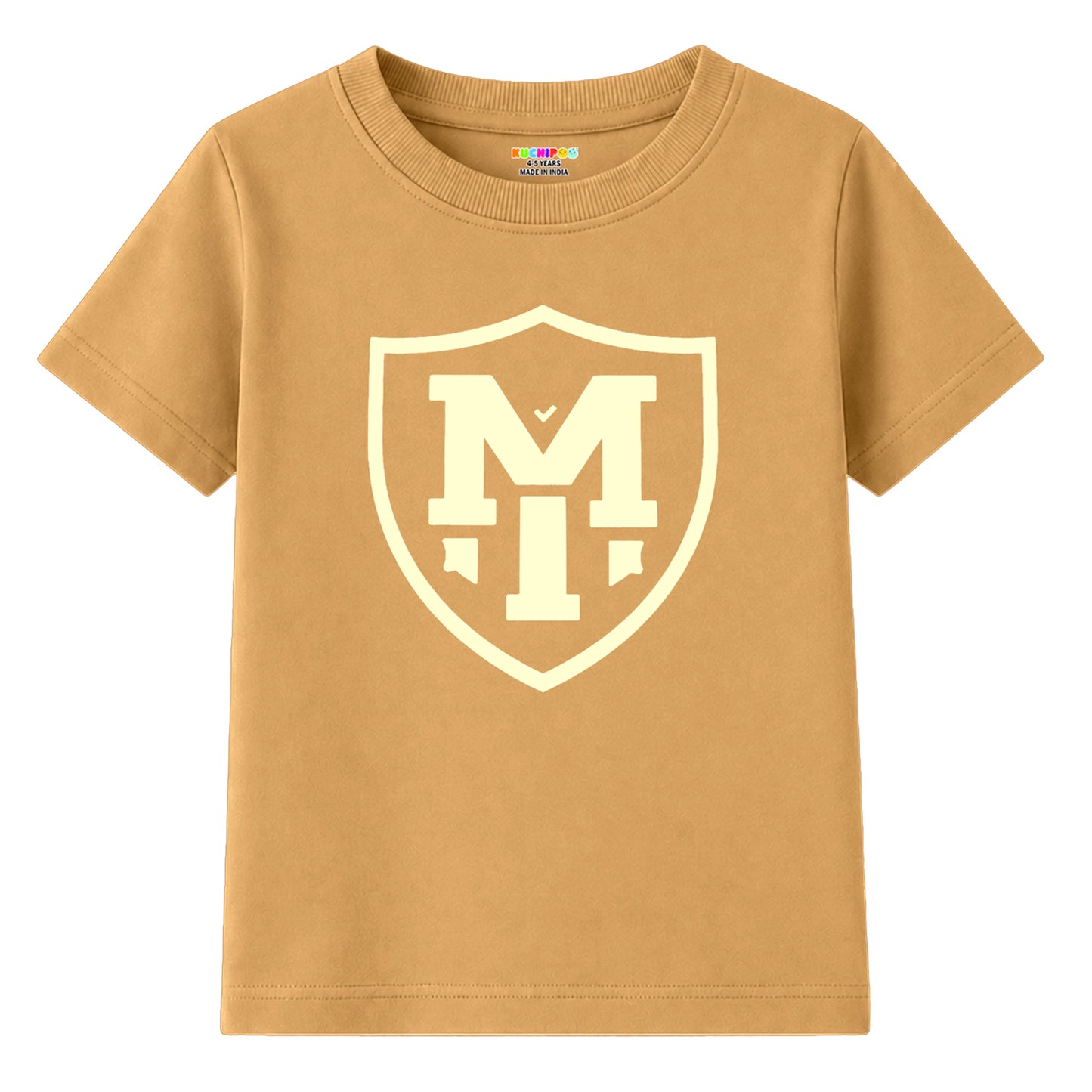 Kuchipoo Boys Cotton Printed T-Shirts | Half Sleeve Round Neck | Soft & Comfortable Casual Wear for Kids | Pack of 5